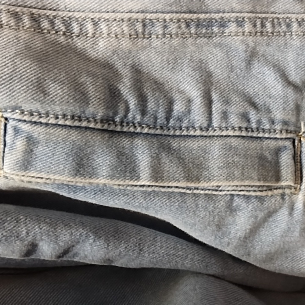 Distressed Denim Jacket (3X) - Picture 6 of 14